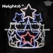 Star Shaped Rhinestone Pageant Crowns