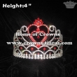 Red Rhinestones Heart Shaped Princess Crowns