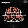 Crystal Rhinestone MERRY CHRISTMAS Crowns