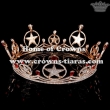 Alloy Crystal Large Star Shaped Queen Crown