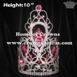 Wholesale 10in Height Stock Crown With Pink Diamonds
