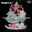 5inch Christmas Tree Shaped Christmas Crowns