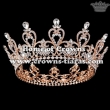 Alloy Crystal Heart Shaped Full Round Queen Crowns
