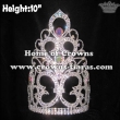 10in Height Crystal Diamonds Pageant Queen Crowns