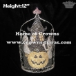 12in Height Large Crystal Ghost Halloween Crowns