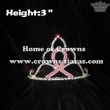 3inch Crystal Ribbon Crowns