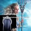 Rhinestone Aquaman Queen Crown Rhinestone Trident Crowns