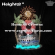 8in Height Crystal Summer Pageant Crowns