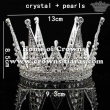Wholesale Diamond Full Round Birthday Cake Crowns