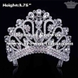 Clear Crystal Pageant Crowns With Big Diamonds