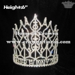 6in Height Wholesale Crystal Pageant Pearl Crowns