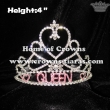 Heart Shaped Letter QUEEN Pageant Rhinestone Crowns
