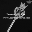 Large Crystal Rhinestone Coser Scepter