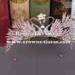 Alloy Crystal Wedding Love Tiaras