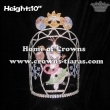 10in Crystal Custom Pageant Summer Crowns With SunShine