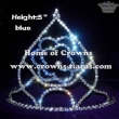 Vintage Crystal Blue Rose Crowns