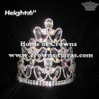 6in Height Pageant Crowns With AB Diamonds