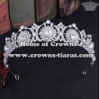 Alloy Crystal Bridal Queen Crowns With Zircon Diamonds