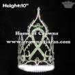 10in Height Ribbon Crystal Pageant Crowns