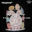 Custom Crystal Rabbit Easter Pageant Crowns