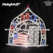 911 Time American Flag Pageant Star Crowns