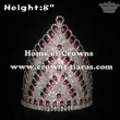 8in Height Crystal Pageant Queen Crowns
