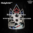 Star Shaped Hollywood Movie Crystal Pageant Crowns