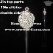 17inch Length Long Scepter