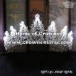 Lighting Up Crystal Handmade Wedding Tiaras