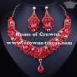 Large Unique Crysal Fashion Show Necklace Sets