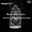 12inch Height Big Red White Blue Pageant Crowns