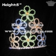 5inch Flower Crystal Pageant Spring Crowns