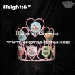 Heart Crystal Pageant Crowns With Characters