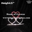 Rhinestone Heart Shaped Pageant Crowns and Tiaras