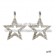 Wholesale Star Shaped Crystal Earrings