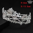 Wholesale Full Round Bridal Queen Crowns
