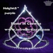 Wholesale Pageant Purple Rose Crowns