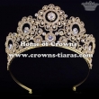 Alloy Crystal Wedding Crowns With Round Diamond