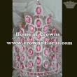 10in Crystal Rhinestone Pageant Queen Crowns Stock Crowns