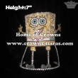 7in Height Custom Crystal Spongebob Pageant Crowns