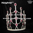 8in Height Pink Diamond Crystal Pageant Queen Crowns