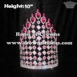 10in Height Pink Diamond Pageant Crowns