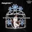 Custom Crystal Snowflake Olaf Pageant Crowns