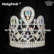6in Crystal Pageant Crowns With AB Diamonds
