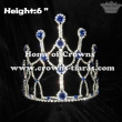 6inch Blue Green Diamond Crystal Pageant Crowns