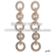 Fashion Rhinestone Bridal Queen Earrings