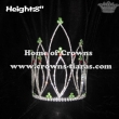 8inch Height Green And Red Diamond Pageant Crowns
