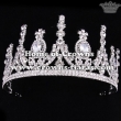 Crystal Pageant Princess Crowns In Silver Plated