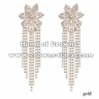 Large Long Crystal Rhinestone Fashion Earrings