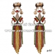 Colored Rhinestone Fashion Lady Earrings Party Jewelry